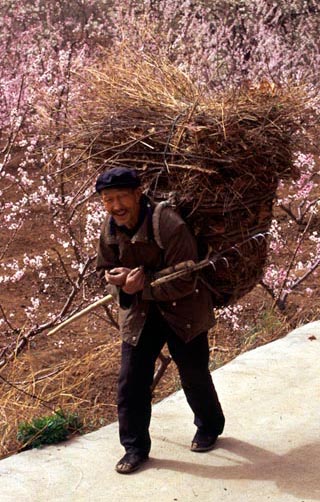 Could this old man possibly carry any more?