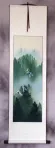 Homeward Bound Asian Cranes Wall Scroll
