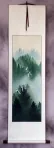 Homeward Bound Asian Cranes Wall Scroll