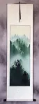Homeward Bound Asian Cranes Wall Scroll