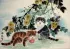 Kittens at Play - Asian Painting