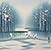 Cranes Winter Watercolor Painting