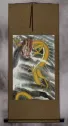 Golden Chinese Dragon - Silk Wall Scroll