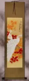 Golden Autumn, Jade Feather Wall Scroll