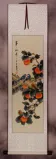 Everything As You Wish Birds & Persimmon Wall Scroll