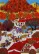 Red Persimmon Mountain - Southern Chinese Folk Art Painting