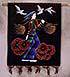 Beautiful Girl of South China Painted Batik Wall Hanging