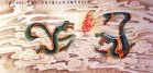 Dragons Play with a Pearl of Lightning - Chinese Painting