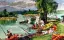 North Korean Fishing Painting
