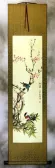 Thinking of the Future - Bird and Flower Wall Scroll