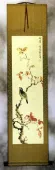 Spirit of Autumn Bird and Flower Wall Scroll