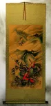 Flying Chinese Dragon - Asian Wall Scroll