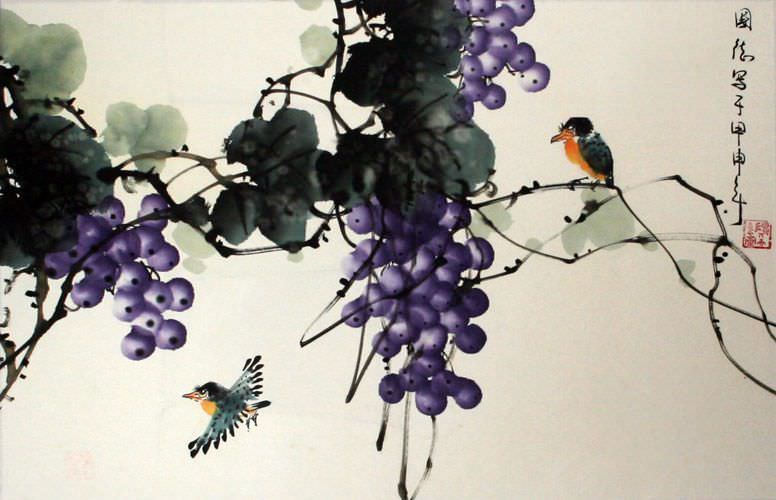 Chinese Bird and Flower Painting